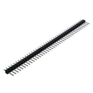 DuPont rovná kolíková lišta - 40Pin, samec čierna