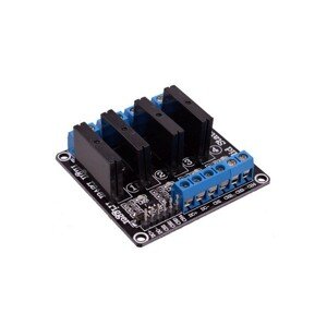 SSR Relé modul Low level - 4 kanály 5V DC