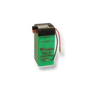 Motobatéria YUASA (originál) 6N4A-4D, 6V, 4Ah