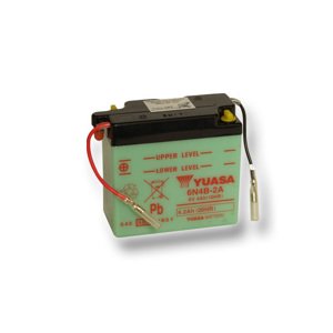 Motobatéria YUASA (originál) 6N4B-2A, 6V, 4Ah