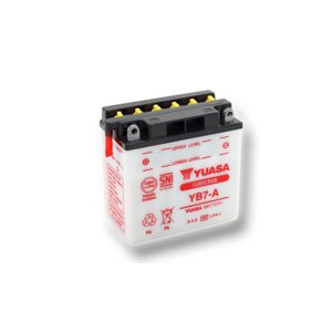 Motobatéria YUASA (originál) YB7-A, 12V, 8Ah