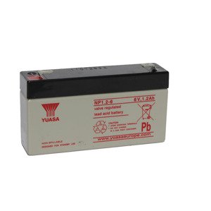 YUASA Staničná (záložná) batéria NP1.2-6, 1.2Ah, 6V