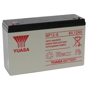 YUASA Staničná (záložná) batéria NP12-6,  12Ah, 6V