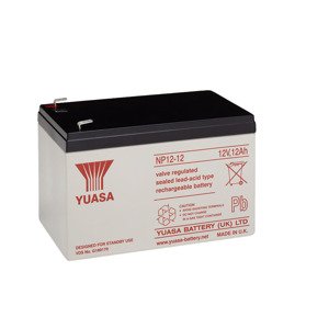 YUASA Staničná (záložná) batéria NP12-12,  12Ah, 12V