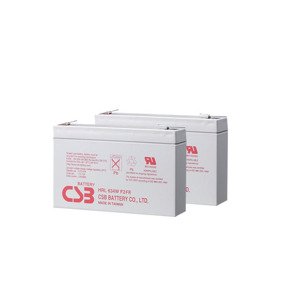 APC RBC18, alternatíva bez príslušenstva (2ks CSB HRL634W F2FR)