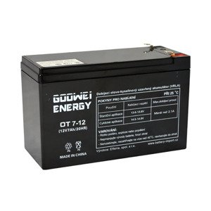 GOOWEI ENERGY 12V 7Ah OT7-12L