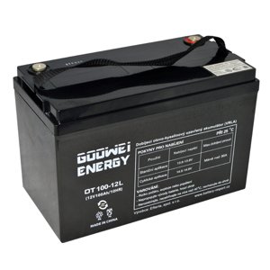 Trakčná (GEL) batéria GOOWEI ENERGY OTL100-12, 100Ah, 12V