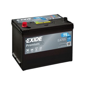 Exide Premium 12V 75Ah 630A EA755