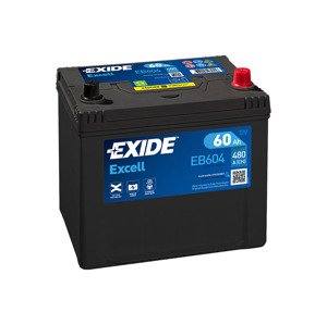 Exide Excell 12V 60Ah 390A EB604
