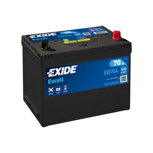 Exide Excell 12V 70Ah 540A EB704