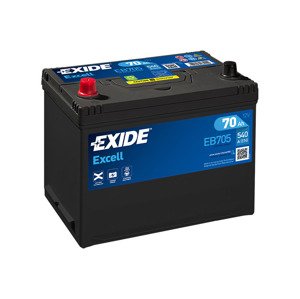 Exide Excell 12V 70Ah 540A EB705