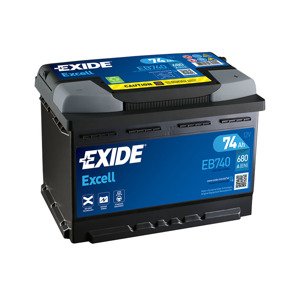 Exide Excell 12V 74Ah 680A EB740