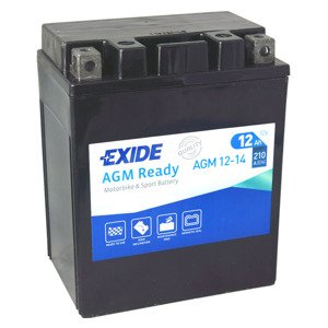 Motobatéria EXIDE BIKE AGM Ready 12Ah, 12V, AGM12-14 (YTX14AHL-BS)
