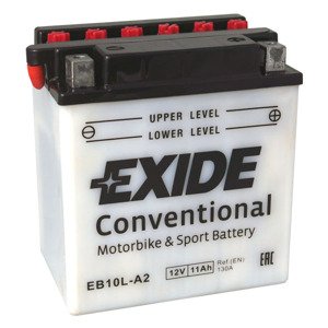 Motobatéria EXIDE BIKE Conventional 11Ah, 12V, EB10L-A2