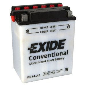 Motobatéria EXIDE BIKE Conventional 14Ah, 12V, EB14-A2