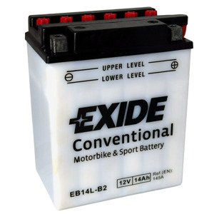 Motobatéria EXIDE BIKE Conventional 14Ah, 12V, EB14L-B2