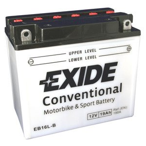 Motobatéria EXIDE BIKE Conventional 19Ah, 12V, EB16L-B