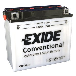 Motobatéria EXIDE BIKE Conventional 18Ah, 12V, EB18L-A