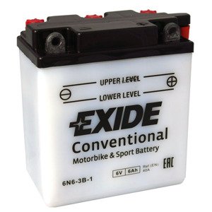 Motobatéria EXIDE BIKE Conventional 6Ah, 6V, 6N6-3B-1