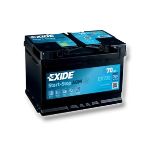 Exide Star-Stop AGM 12V 70Ah 760A EK700