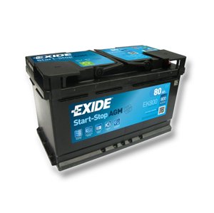 Exide Micro-hybrid AGM 12V 80Ah 800A EK800
