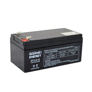 Staničná (záložná) batéria GOOWEI ENERGY OT3.4-12, 3,4Ah,12V ( VRLA )