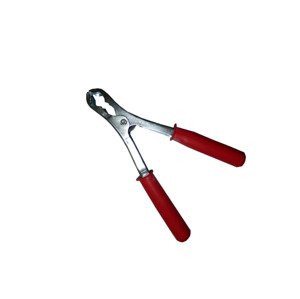 Kliešte bateriové 120A, červené, 180mm