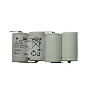 Batéria pre núdzové svetlá, osvetlenie SAFT 4,8V 4000mAh vysokoteplotné (4SBSVTD)
