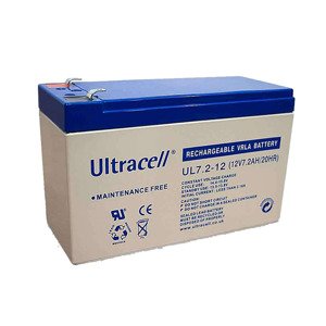 Ultracell Záložná batéria UL7.2-12F2 (12V - 7,2Ah), VRLA-AGM