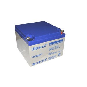 Ultracell Trakčná batéria UCG26-12 (12V - 26Ah), VRLA-GEL
