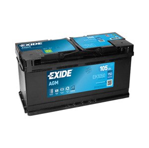 Exide Start-Stop AGM 12V 105Ah 950A EK1050