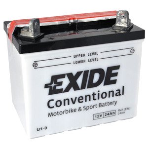 Motobatéria EXIDE BIKE Conventional 24Ah, 12V, U1-9