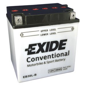 Motobatéria EXIDE BIKE Conventional 30Ah, 12V, EB30L-B
