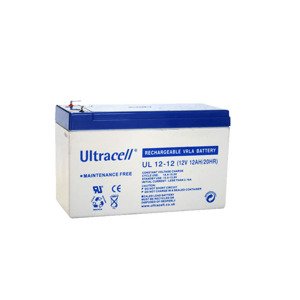 Ultracell Záložná batéria UL12-12 F1 (12V - 12Ah), VRLA-AGM