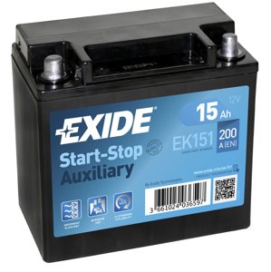 Exide Start-Stop 12V 15Ah 200A EK151