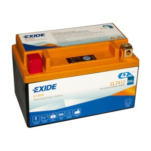 Motobatéria EXIDE BIKE Li-Ion 3,5Ah, 12V, ELTX12