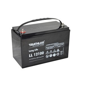 TRIATHLON LL12100 (12V - 100Ah) Záložná batéria "long life"