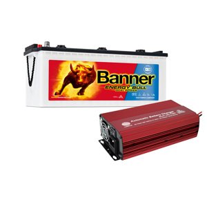 Sada trakčná batéria Banner Energy Bull 96351 (12V-190Ah) + nabíjačka FST ABC-1220D (12V-20A)