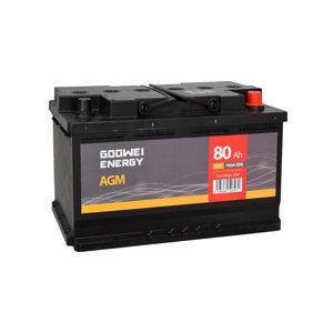 Autobatéria GOOWEI ENERGY AGM 80Ah, 12V, 760A