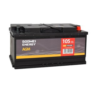 Autobatéria GOOWEI ENERGY AGM 105Ah, 12V, 910A