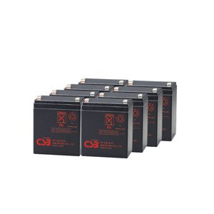 APC RBC121, alternatíva bez príslušenstva (8ks CSB HR1221W F2)
