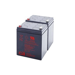 APC RBC136, alternatíva bez príslušenstva (2ks CSB HR1221W F2)