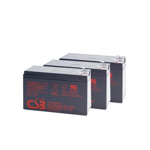 Batérie pre UPS (3x CSB HR1234W F2)