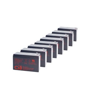 Batérie pre UPS (8x CSB HR1234W F2)