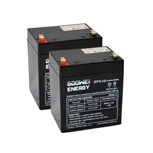 Batérie pre UPS (2x Goowei Energy OT5-12 F2)