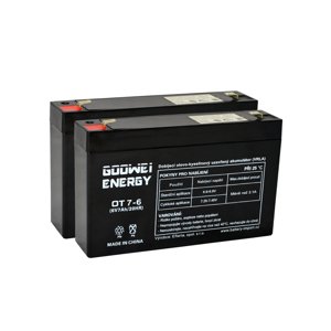 Batérie pre UPS (2x Goowei Energy OT7-6 F1)