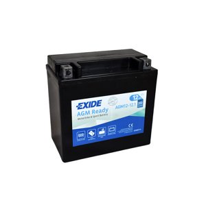 Motobatéria EXIDE BIKE AGM Ready AGM12-12.1, 12V, 12Ah, 200A
