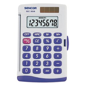 Sencor SEC 263/8 Vrecková kalkuačka