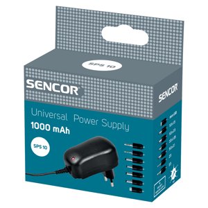 Sencor SPS 10 Univerzálny napájací zdroj 1000 mA