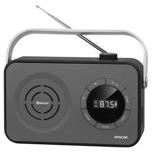 Sencor SRD 3200 B Prenosný PLL FM rádioprijímač